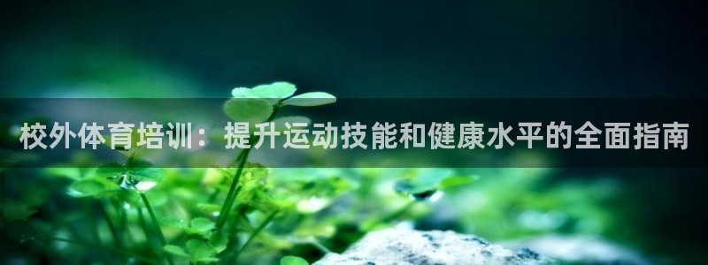 凯时ag旗舰厅登录：校外体育培训：提升运动技能和健康