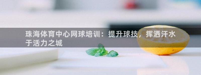 尊龙体育怎么样：珠海体育中心网球培训：提升球技，挥洒