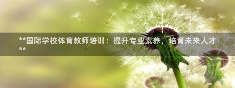 尊龙z6官网ag：**国际学校体育教师培训：提升专业