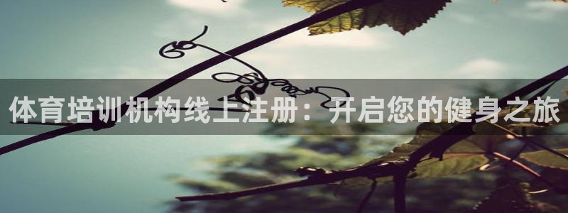 尊龙网站下分慢：体育培训机构线上注册：开启您的健身之
