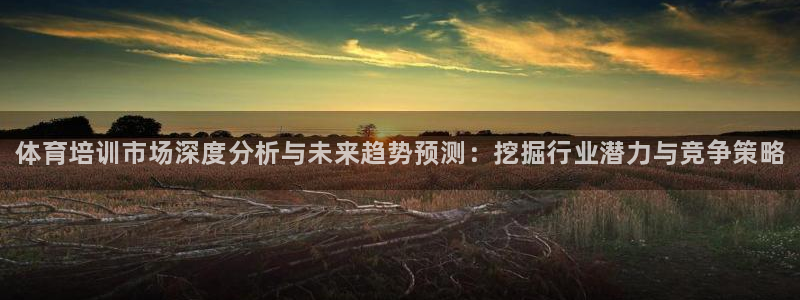 尊龙集团有限公司官网地址：体育培训市场深度分析与未来趋势预测